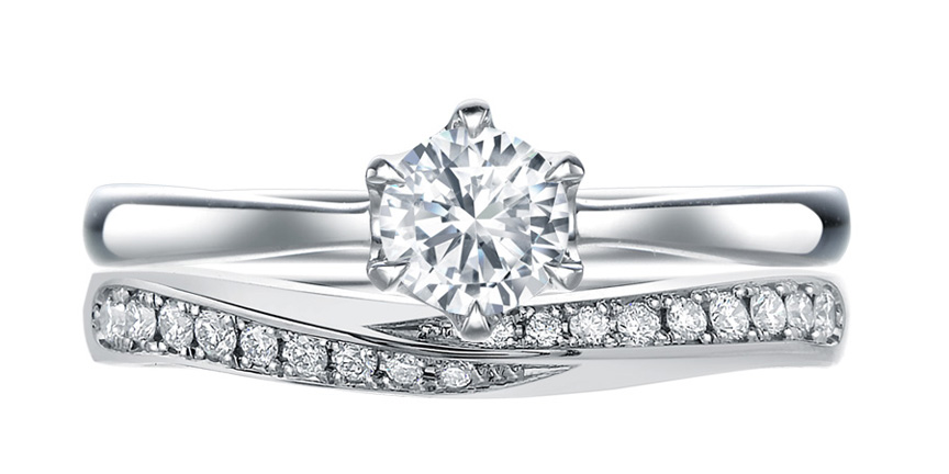 婚約指輪と結婚指輪を重ね付けする方法とおすすめデザイン